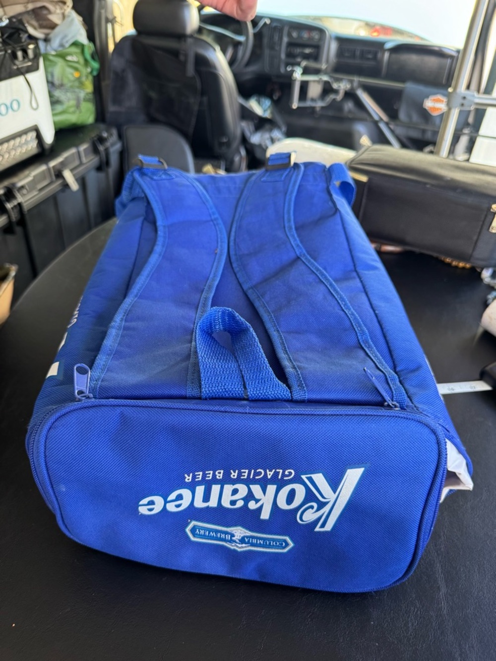 Blue Insulated Cooler Backpack - - Picture 10 of 16